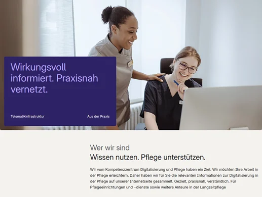 Großes Bild mit Text
