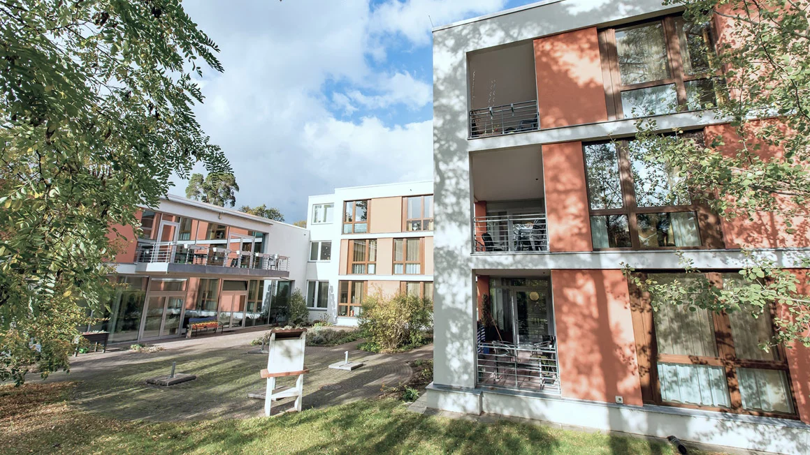 Außenaufnahme Johannesstift, Haus Anna Maria Gerhardt in Berlin