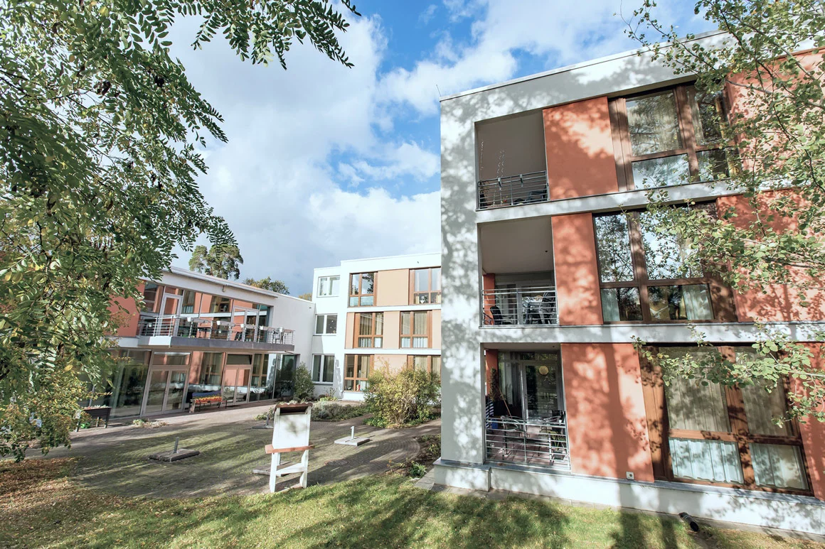 Außenaufnahme Johannesstift, Haus Anna Maria Gerhardt in Berlin